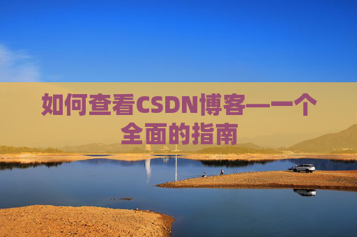 如何查看CSDN博客—一个全面的指南